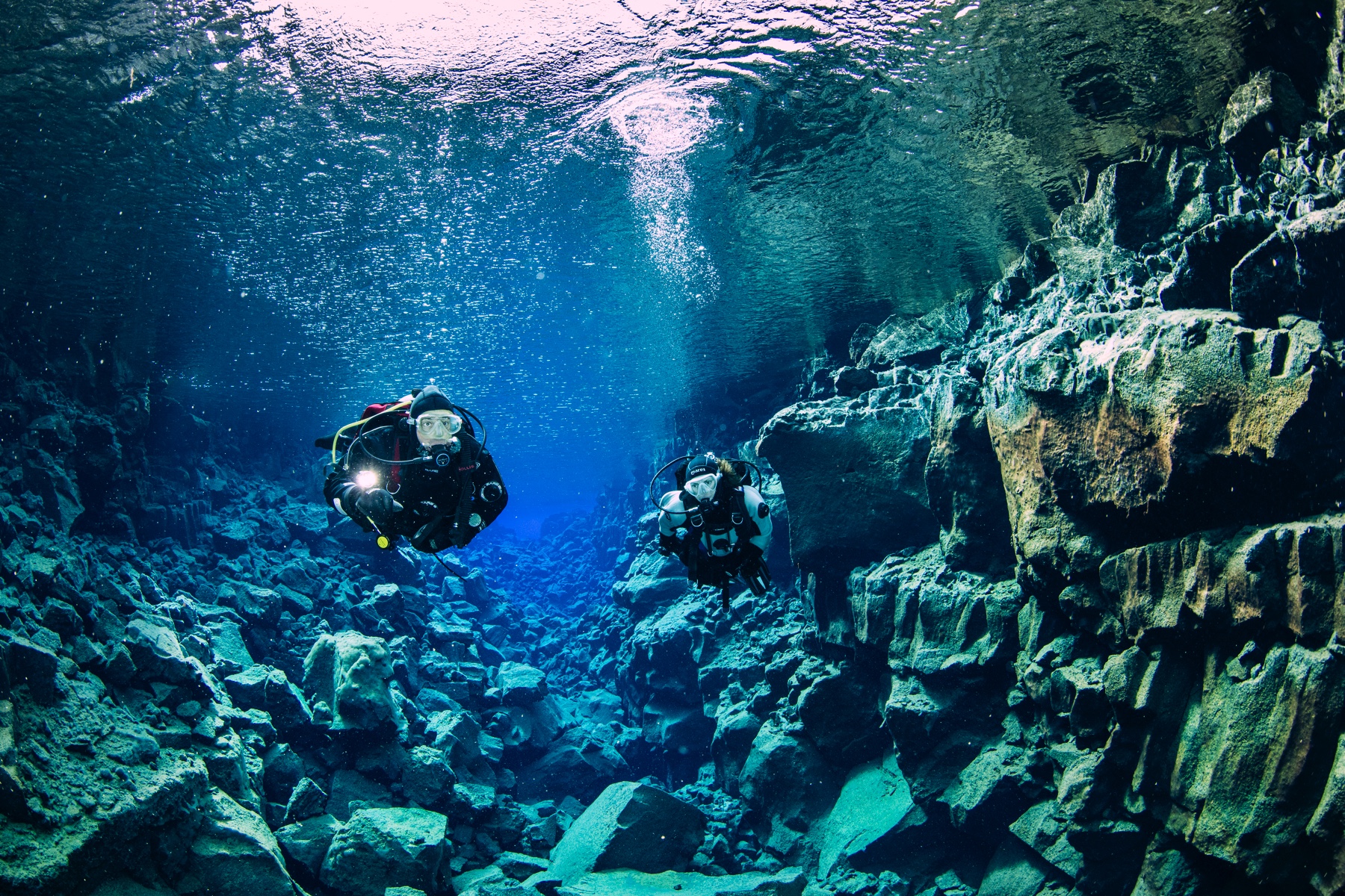 Davidsgja Dive tour with DIVE.IS in Iceland