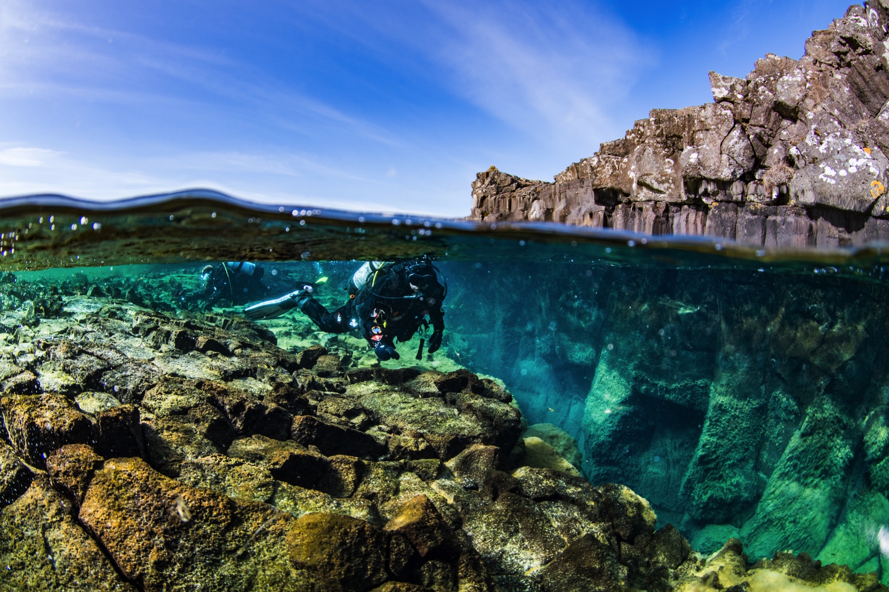 Ocean & Bjarnagja diving combo with DIVE.IS in Iceland