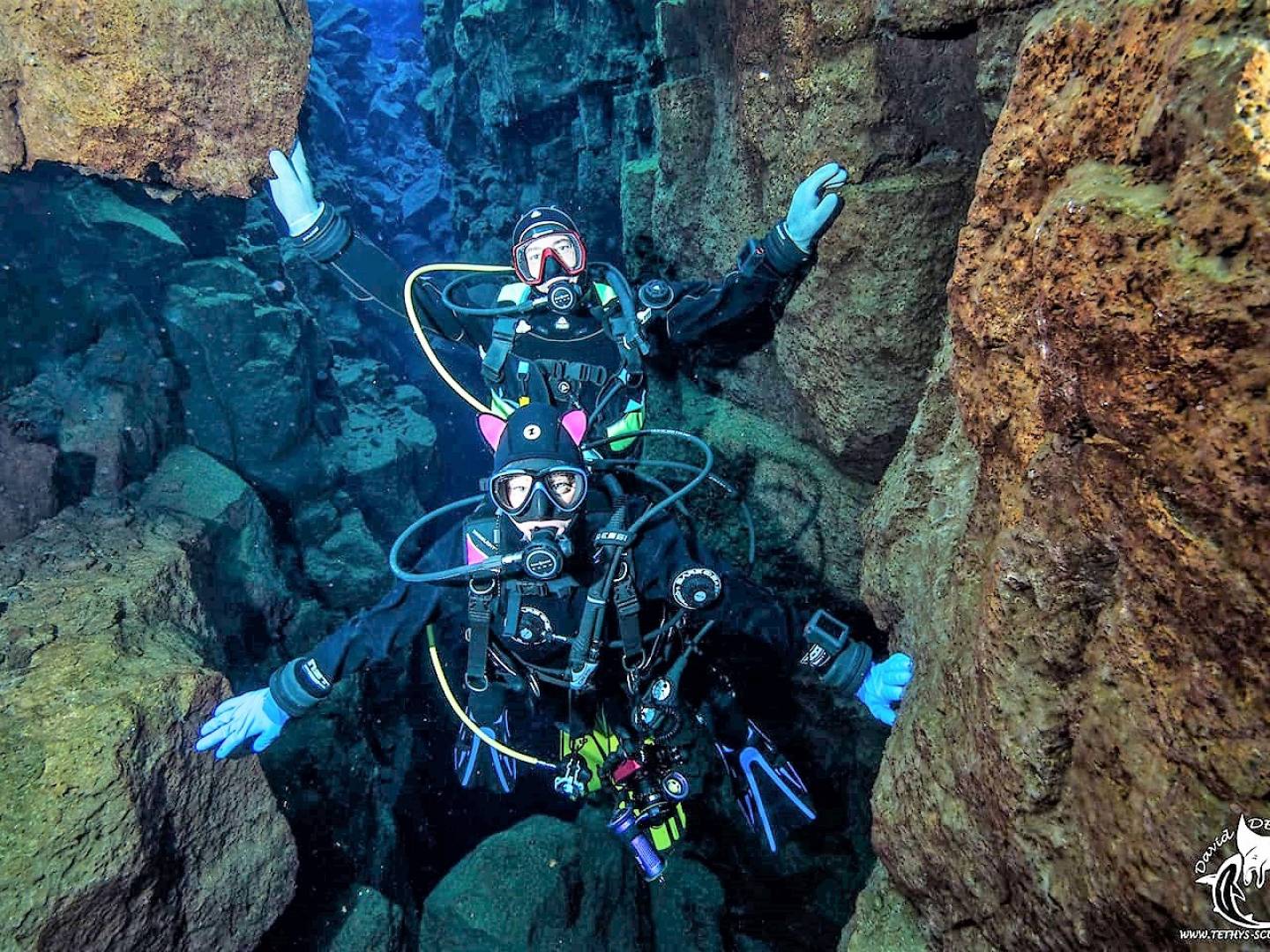 Laurence and David from Tethys Scuba Club