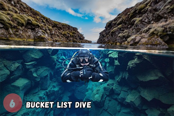 The Silfra dive is on top of the bucket list for many divers worldwide.